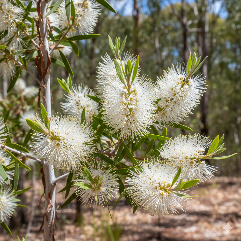 Folhas de Melaleuca